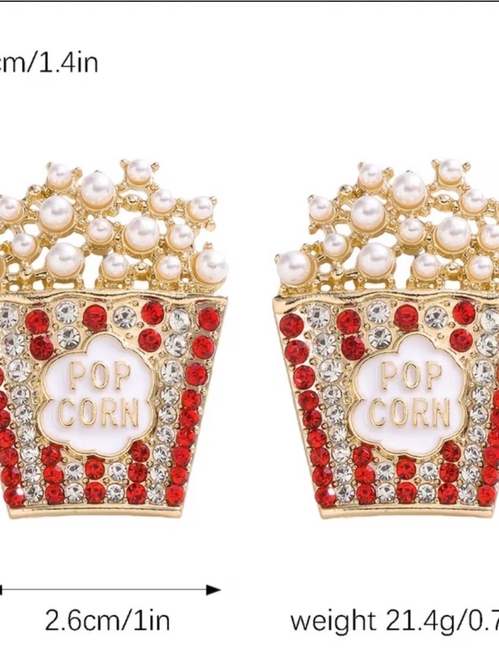 Popcorn Earrings & Wax Melts Gift Set - Picture 7 of 7